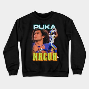 Puka Nacua Rams Bootleg Crewneck Sweatshirt